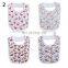 Button Closer 100% Organic Cotton 4 Pack Feeder Bibs