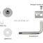 Alloy Inox 304 316 Stainless Steel 8-16mm Tempered Glass Wall Mounted Handrail Bracket Connector