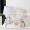 New korean hotel home decor nightstand lamp exquisite ceramic warm table lamp for bedroom