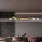 Modern living room chandelier Nordic semicircle circle creative bedroom dining room stainless steel light luxury lamps