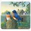 Tree shaped tempered glass cutting board cheap price