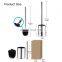 New product Stainless Steel toilet brush with holder