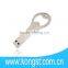 Metal usb flash drives bottle opener U disk