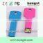 Metal material key shape USB sticks 2.0 8gb 16gb promotional colorful key usb flash drive
