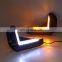 led drl starting dynamic daytime running light sequential turn signal for toyota hilux revo rocco 2020