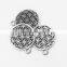 3D Zinc Alloy Metal Making Accessories Metal Smile Shape 12*16mm Charm Pendant Jewelry