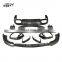 Dry carbon fiber front lip side skirt diffuser rear spoiler for Mercedes Benz AMG GT50