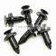 8MM Black Plastic Vehicle Car Bumper Clips Fastener Buckle Interior Trim Retainer Clips Car Door Liner Fixed Clamp Spring Clips