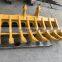 Construction spare pars Attachments Tilt Mn Q355 Q345b  Root Rake  for excavator