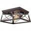 Tonghua NEW Arrival Amazon Hot Seller American E26 Lamp Holder Cage Ceiling Hanging Light Modern