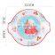 Hamster Japanese-style cartoon household dish single handle bakeware divided grid ceramic tableware
