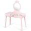 Kids vanity dressing table with mirror