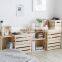 Living room bedroom Decorative Wooden Storage Container Boxes Wood Crates