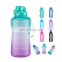 high quality bpa free gym plastic sublimation leak proof eco friendly recycling fitness bottle with customized logo