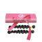 Black Long Cuticle Aligned Hair Packing Box Packaging Braiding Hair Accessories Box Package With Logo And Ribbon
