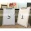 4 Pack Clear Acrylic Clipboard with Stand for Desktop Letter Size Clipboard