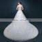 C71535A Crystal and Pearls Beaded Long Sleeve Ball Gown Wedding Dresses