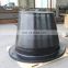 China Docking Ship Cone Type Rubber Fender Wharf with UHMW-PE frontal pad frames
