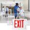 New Arrivals Fire Exit Sign LED Emergency Light Spot Light 2x3W Stair Exit Emergency Light