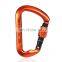 JRSGS 7075 30kn Snap Hook Auto Locking Bulletproof Climbing Carabiner S7112B Super Light Rust Free Aluminium Alloy Customized