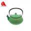 Tea Kettle Leaf Design With Stainless Steel Infuser Enamel 800L Japanese Cast Iron Teapot