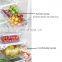 Food Drinks Eggs Fruit Storage Box Pull Out Fridge Drawer Organizer, Clear Plastic Container Refrigerator Organizer Bins