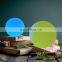 led solar motion sensor light ball DC recharge sphere light bulb ornament LED RGBW table lamp