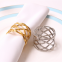 Cheap Wholesale Iron Napkin Buckle Simple Wrapped Wire Napkin Ring