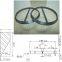 Two Color Tungsten Steel Ring for Tampoprint Pad Printing Machine