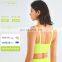 Tik Tok Multi Color Adjustable High Impact Sports Bra Breathable Backless Gym Top