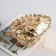 Wedding Gold Leaf Candle Holder Round Small Metal Crystal Ball Tealight Candle Stick Holder Light Table Centerpieces