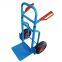 HT2086 High Quality Wholesale HT2086 Heavy Duty Steel Folding Hand Truck Dolley Hand Cart Trolley with Load Capacity 100kg 3.00-4 inch Pneumatic Wheel