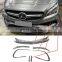 C117 Update CLA45 AMG Carbon Fiber Front Bumper Trim Front  Canard Fin For Benz C117 CLA 16-19