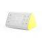 DC 5V 1800mAh Antikes Design Temperatur- und Luftfeuchtigkeits-LED-Anzeige-Wecker mit Wecklicht, Radio und Wei?rauschen-Ger?t