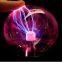 Bola de plasma de vidrio, esfera de luz de rayos, lámpara para fiestas, bola mágica, bola electrostática parpadeante