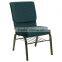 cheap price durable metal church chair with bookshelf