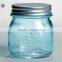 7" light blue glass mason jar glass bottle with lids                        
                                                Quality Choice