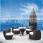 Cheap outdoor wicker furniture synthetic rattan sofa hot sale sectional sofa                        
                                                Quality Choice
