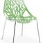 Colorful fuctional hollow out metal chair