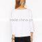 ladies o neck Pocket T-Shirt With Long Sleeves