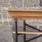 RE-1508 Italian narrow recycled wooden dining table