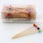 Factory price Flower bead bamboo picks acrylic bead picks