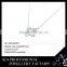Micro paved small butterfly shape pendant necklace for girls