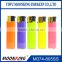 refillable electron windproof lighter ,gas cigarette lighter five colors available