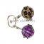 Bling Rhinestone Heart Shape Jeweled Mirror
