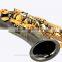 MTS-306 black nickel tenor sax with golden key from China