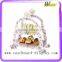 hot sale supermarket promotion christmas 2 tier clear cupcake stand for birthday party