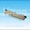 China supplier 13 pin single row straight SMT FPC connector