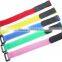 Hook and loop cable ties belt buckle with plastic hook