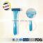 Shaving products 3 blades disposable shaving razor